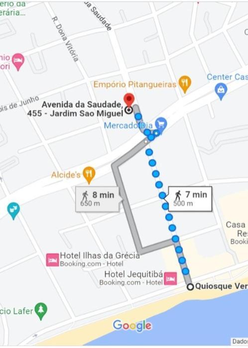 Apartamento No Guaruja - 500M Da Praia Da Enseada מראה חיצוני תמונה